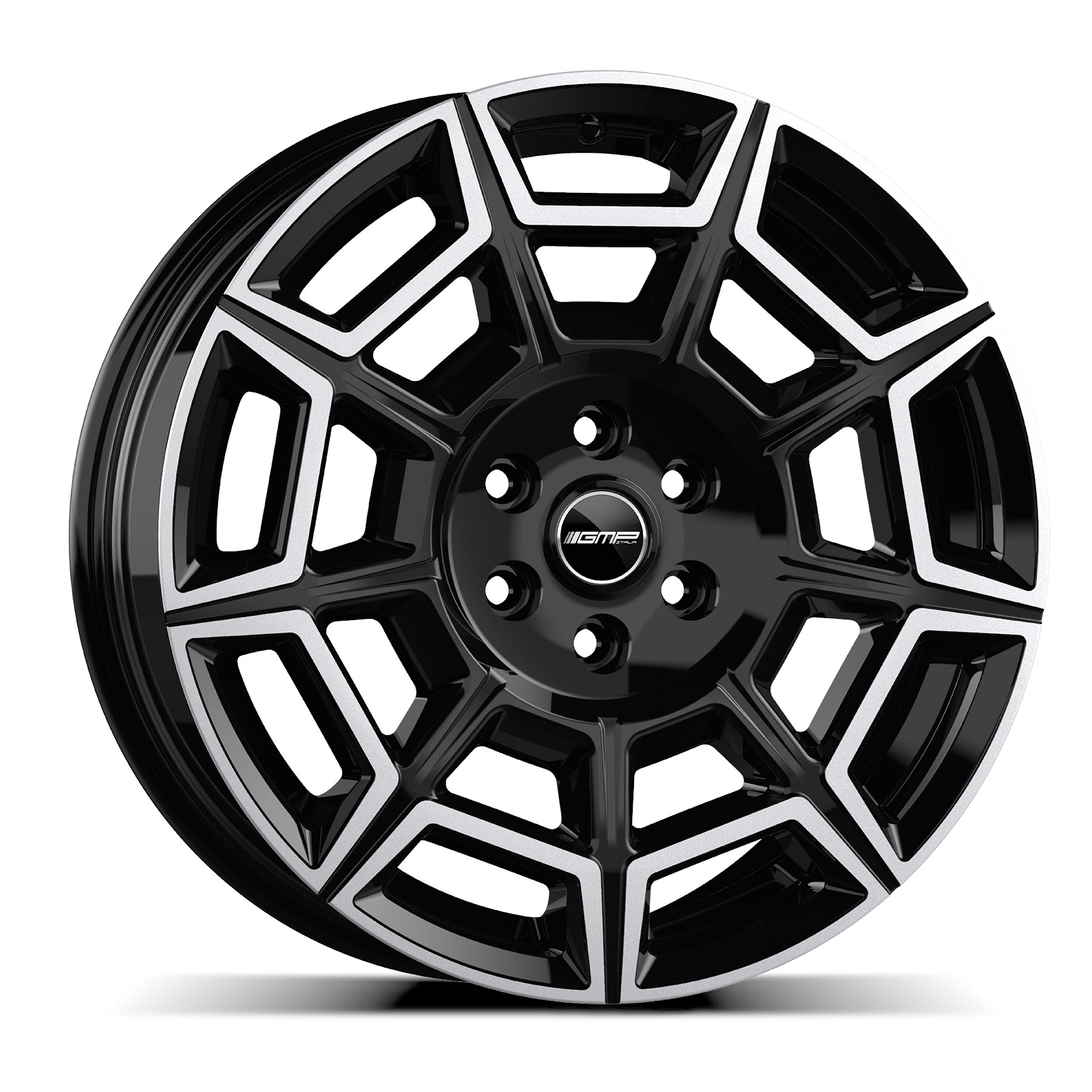 GMP WHEELS PERVAN ZWART GEPOLIJST 8002000097976